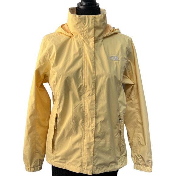 The North Face Jackets & Blazers - Sz L THE NORTH FACE HYVENT PALE YELLOW JACKET